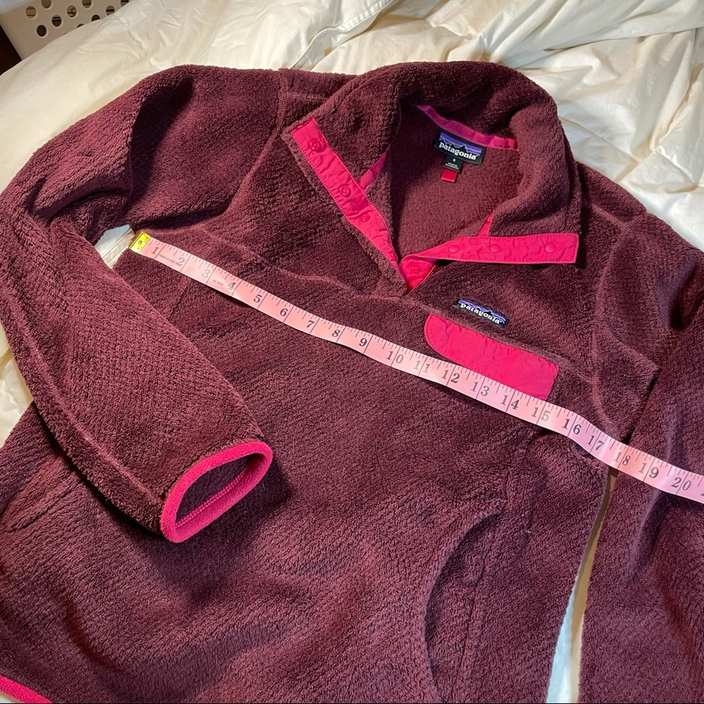 Patagonia Re-tool Snap T Pullover women's burgundy - Picture 5 of 5